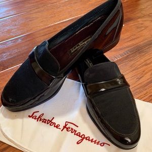 Salvatore Ferragamo Black Tuxedo Shoes